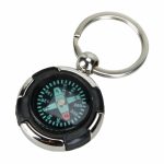 Mini Portable Compass Keychain Image 4