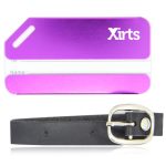 Aluminum Luggage Tag With Leather Belt Image 9