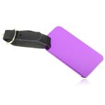 Aluminum Luggage Tag With Leather Belt Image 1