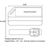 Label Bagasi Aluminium Dengan Sabuk Kulit Gambar 10