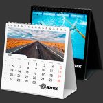 13 Page Desktop Spiral Bound Calendar Image 2