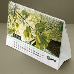 13 Page Desktop Spiral Bound Calendar Image 5