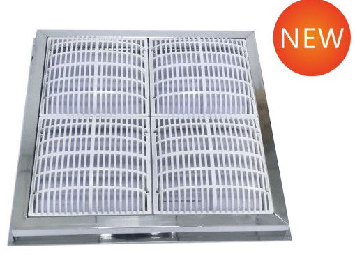 SS304 490x490mm Dreno de chão para piscina acima do solo