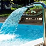Accessoires pour fontaines de piscine 600mm Jet d'eau en acier inoxydable