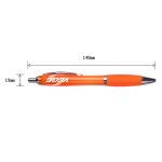 Chrome Trim Retractable Ballpoint Pen Image 3