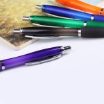 Chrome Trim Retractable Ballpoint Pen Image 6