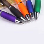 Chrome Trim Retractable Ballpoint Pen Image 7