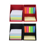 Post it notes Klisterlappar 3x3 tum, självhäftande block i ljusa färger, enkla att sätta upp för hem, kontor, anteckningsbok, 82 ark