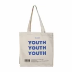 promotional colorful cute blank reusable 100 cotton canvas tote bags 2