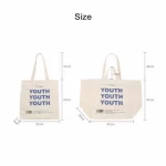 promotional colorful cute blank reusable 100 cotton canvas tote bags 4 1024x1024 1