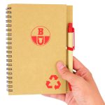 Eco Friendly Recyled Promotional Notebooks with Pen Image 4