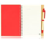 Eco Friendly Recyled Promotional Notebooks med penna Bild 5