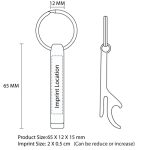 Aluminijast steklenico in lahko odpirač ključev Slika 11