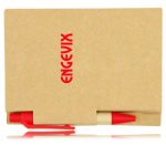 Eco Kraft Cover Notepad With Pen Image 8