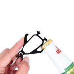 Quirky penguin keychain accessory