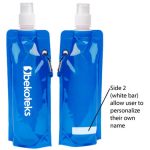 16 Oz Folding Roll-Up Water Bottle Image 3