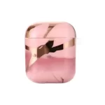 capa para airpod em ouro rosa