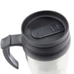 Mug de voyage en acier inoxydable 450ML avec poignée Image 4