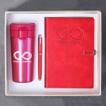 A5 Size Leather Diary & Pen Gift Set with Thermos Mug Image 2