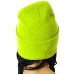 Stylish Unisex Acrylic Beanie with Embroidery Detail