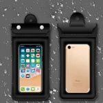 travelon waterproof pouch remove phone from protective case