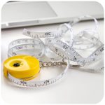 Plastic Mini Tape Measure Keychain Image 2