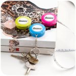 Plastic Mini Tape Measure Keychain Image 4