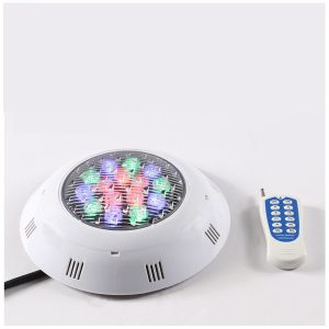 圆形暖白色 SMD IP68 18W 24W 水下灯具 LED 壁挂式泳池灯