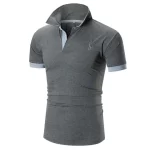 atacado alta qualidade liso casual golfe logotipo personalizado simples polo camisa para homens chinapromotionaproducts 1