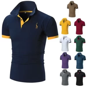 engros høj kvalitet almindelig afslappet golf brugerdefineret logo enkel polo shirt til mænd chinapromotionaproducts 4