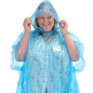 Poncho d'urgence jetable