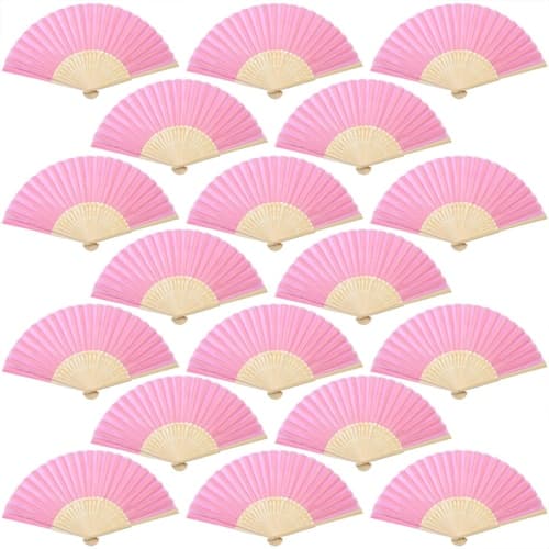 Handheld Folding Bamboo Fans