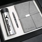 Corporate Notebook, Pen & Thermos Gift Set Image 2