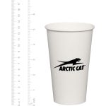 16 oz. Disposable White Paper Hot Cups Image 1