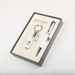 Custom 16GB USB Flash Drive Keychain & Pen Gift Set Image 2